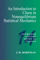 Book cover of: Introduction to Chaos in Nonequilibrium Statistical Mechanics