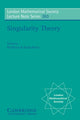 Book cover of: Singularity Theory