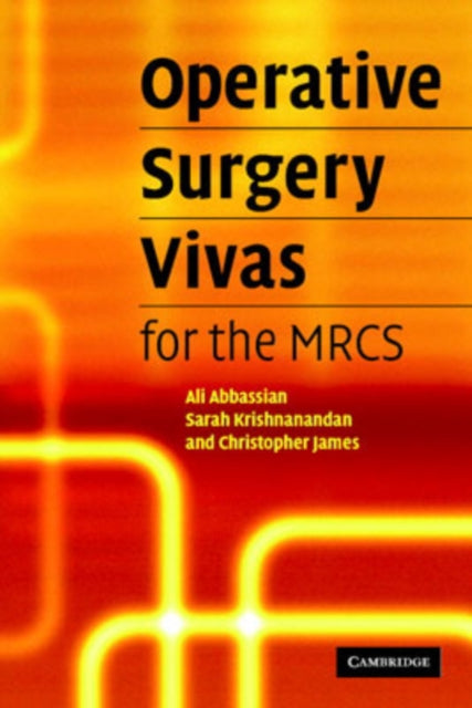 Book cover of: Operative Surgery Vivas for the MRCS