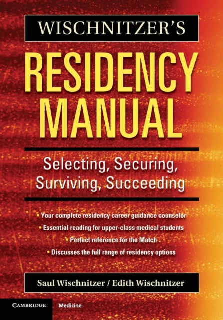 Book cover of: Wischnitzer's Residency Manual. By: Saul Wischnitzer