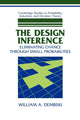 Book cover of: Design Inference. By: William A. Dembski