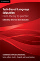 Book cover of: Task-Based Language Education. By: Kris van den Branden