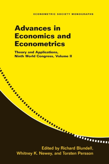 Book cover of: Advances in Economics and Econometrics: Volume 2. By: Econometric Society. World Congress.