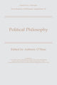 Book cover of: Political Philosophy. By: Anthony O'Hear