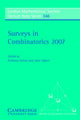Book cover of: Surveys in Combinatorics 2007