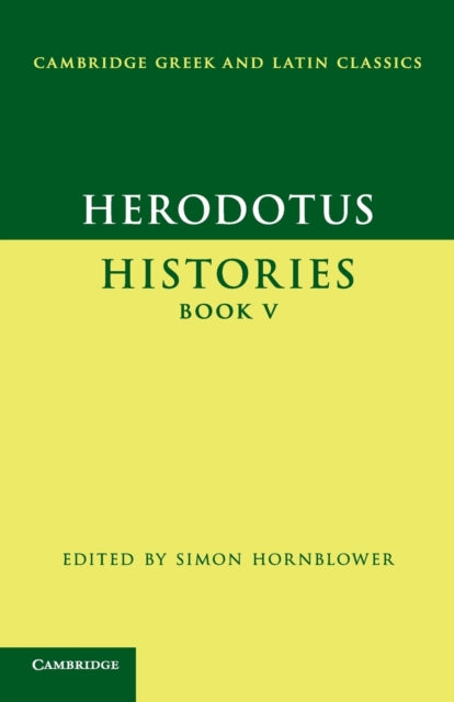 Book cover of: Herodotus: Histories Book V. By: Simon Hornblower