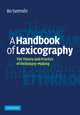 Handbook of Lexicography