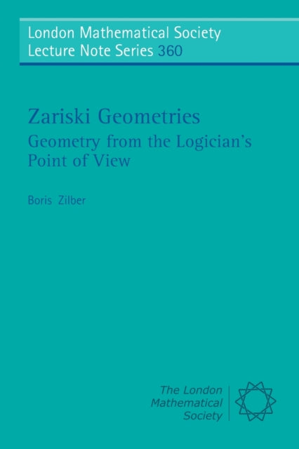 Book cover of: Zariski Geometries. By: Boris Zilber