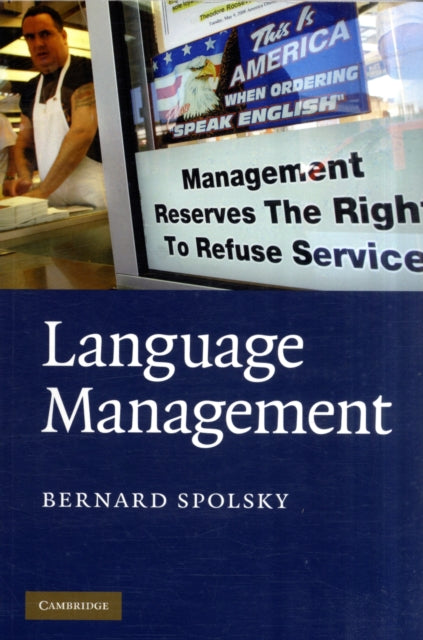 Book cover of: Language Management. By: Bernard Spolsky