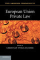 Book cover of: Cambridge Companion to European Union Private Law