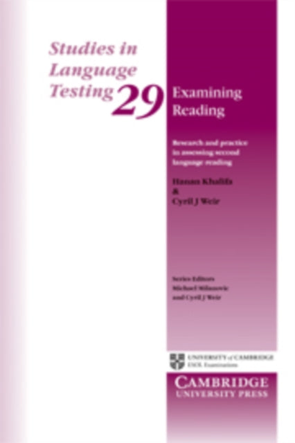Book cover of: Examining Reading. By: Hanan Khalifa