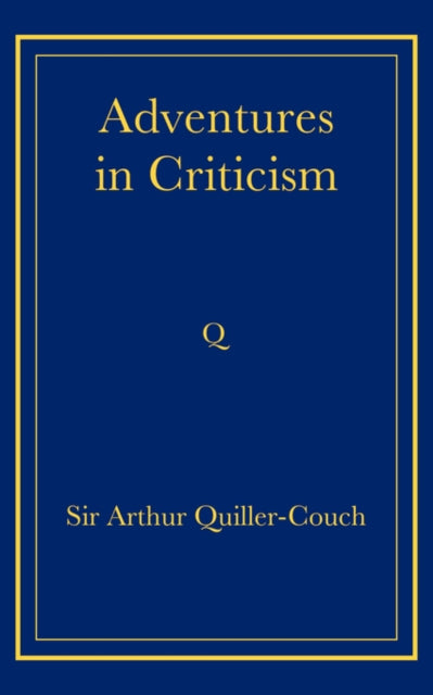 Book cover of: Adventures in Criticism