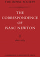 Book cover of: Correspondence of Isaac Newton. By: Isaac Newton