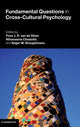 Book cover of: Fundamental Questions in Cross-Cultural Psychology. By: Fons J. R. van de Vijver