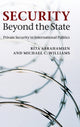 Book cover of: Security Beyond the State. By: Rita Abrahamsen