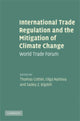 Book cover of: International Trade Regulation and the Mitigation of Climate Change