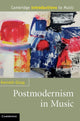 Book cover of: Postmodernism in Music. By: Kenneth Gloag