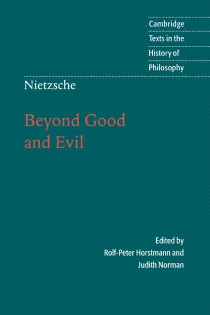 Book cover of: Nietzsche: Beyond Good and Evil. By: Friedrich Nietzsche