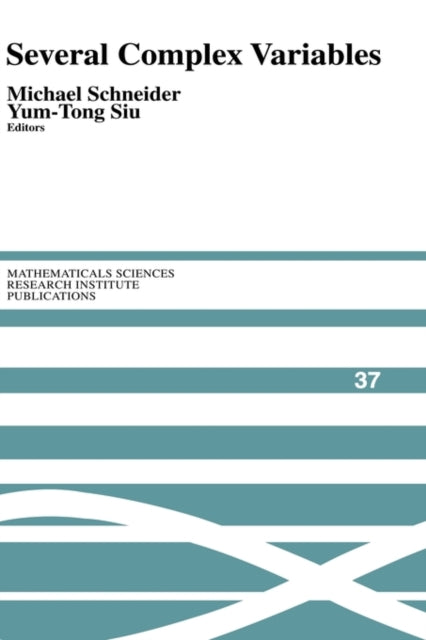 Book cover of: Several Complex Variables