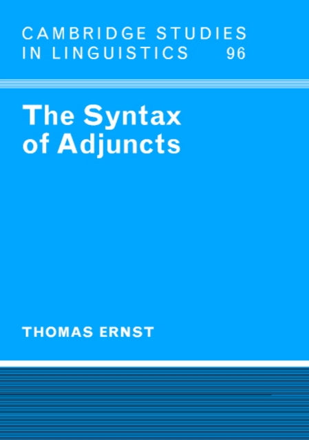 Book cover of: Syntax of Adjuncts