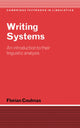 Book cover of: Writing Systems. By: Florian Coulmas