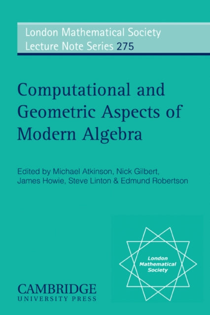 Book cover of: Computational and Geometric Aspects of Modern Algebra