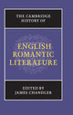 Book cover of: Cambridge History of English Romantic Literature. By: James Chandler