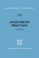 Book cover of: Analysis on Fractals. By: Jun Kigami