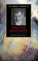 Book cover of: Cambridge Companion to Walter Benjamin. By: David S. Ferris