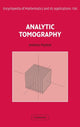 Book cover of: Analytic Tomography. By: Andrew Markoe