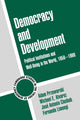 Book cover of: Democracy and Development. By: Adam Przeworski