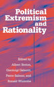 Book cover of: Political Extremism and Rationality