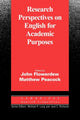 Book cover of: Research Perspectives on English for Academic Purposes. By: John Flowerdew