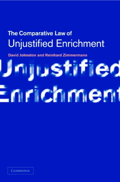 Book cover of: Unjustified Enrichment
