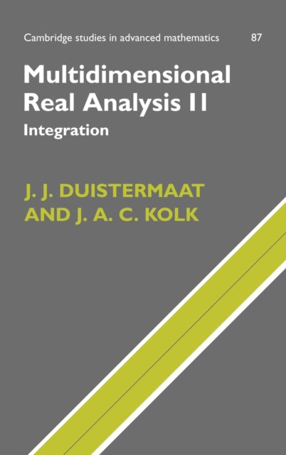 Book cover of: Multidimensional Real Analysis II