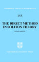 Book cover of: Direct Method in Soliton Theory. By: Ryogo Hirota