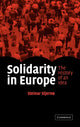 Book cover of: Solidarity in Europe. By: Steinar Stjernø
