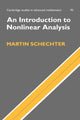 Book cover of: Introduction to Nonlinear Analysis. By: Martin Schechter