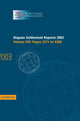 Book cover of: Dispute Settlement Reports 2003. By: World Trade Organization