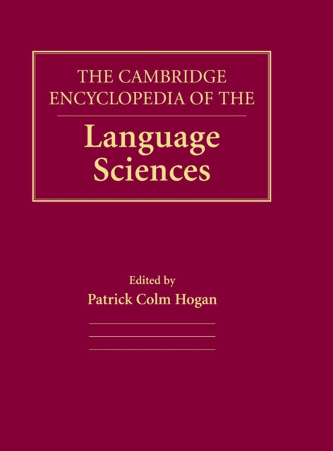 Book cover of: Cambridge Encyclopedia of the Language Sciences