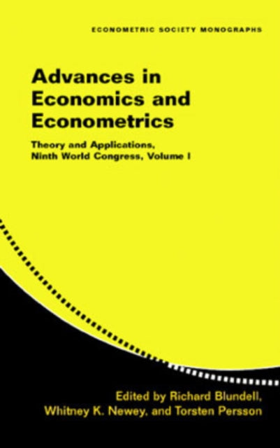 Book cover of: Advances in Economics and Econometrics: Volume 1. By: Econometric Society. World Congress.