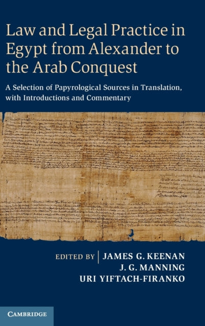 Book cover of: Law and Legal Practice in Egypt from Alexander to the Arab Conquest