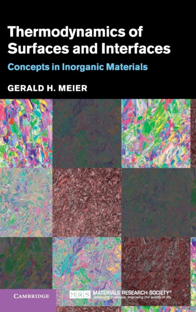 Book cover of: Thermodynamics of Surfaces and Interfaces. By: Gerald H. Meier