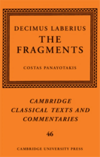 Book cover of: Decimus Laberius. By: Decimus Laberius