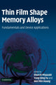 Book cover of: Thin Film Shape Memory Alloys