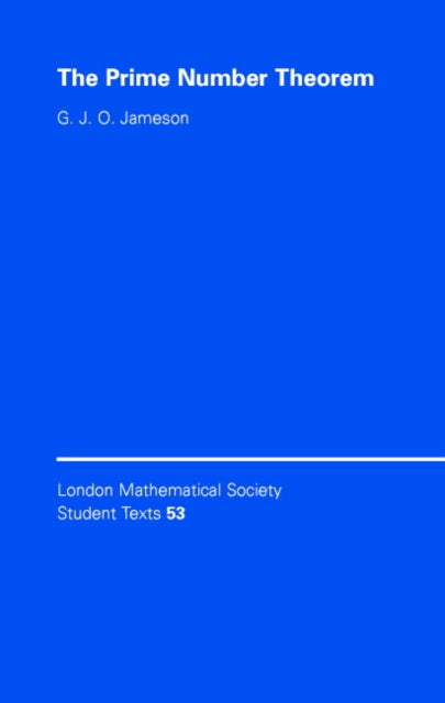 Book cover of: Prime Number Theorem. By: G. J. O. Jameson