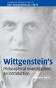 Book cover of: Wittgenstein's Philosophical Investigations. By: David G. Stern