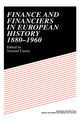 Book cover of: Finance and Financiers in European History 1880–1960. By: Youssef Cassis