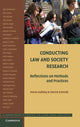 Book cover of: Conducting Law and Society Research. By: Halliday, Simon Dr.