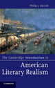 Book cover of: Cambridge Introduction to American Literary Realism. By: Phillip Barrish